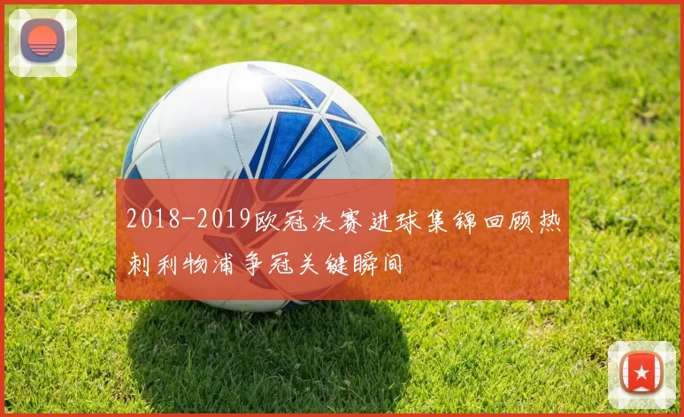 2018-2019欧冠决赛进球集锦回顾热刺利物浦争冠关键瞬间
