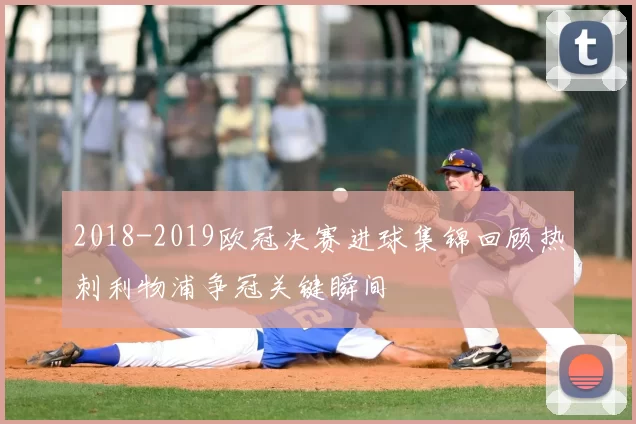 2018-2019欧冠决赛进球集锦回顾热刺利物浦争冠关键瞬间